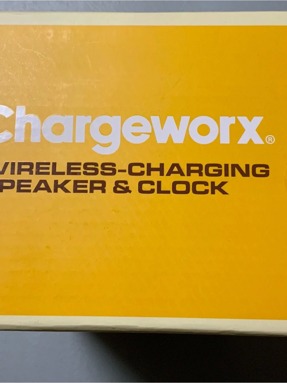 Wireless Charging Speaker & Clock - Gray